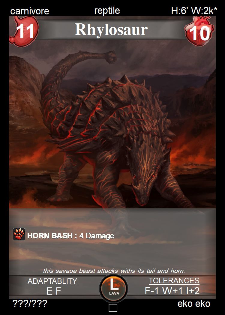 STARTER P&P DECK : LAVA