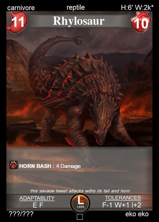 STARTER P&P DECK : LAVA
