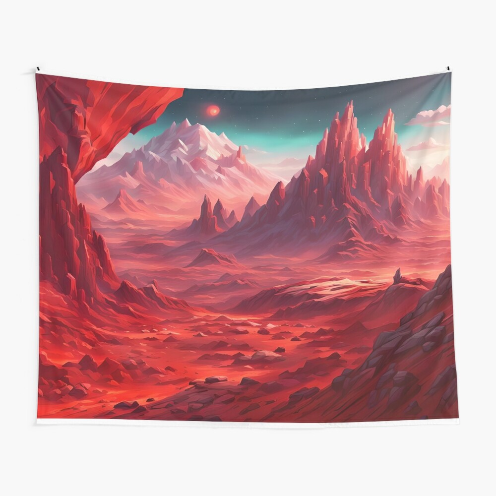 Crimson Drylands Tapestry