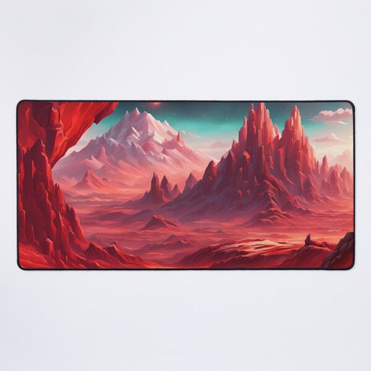 Crimson Drylands Playmat