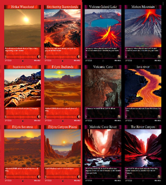 EKO TCG P&P FIRE & LAVA deck