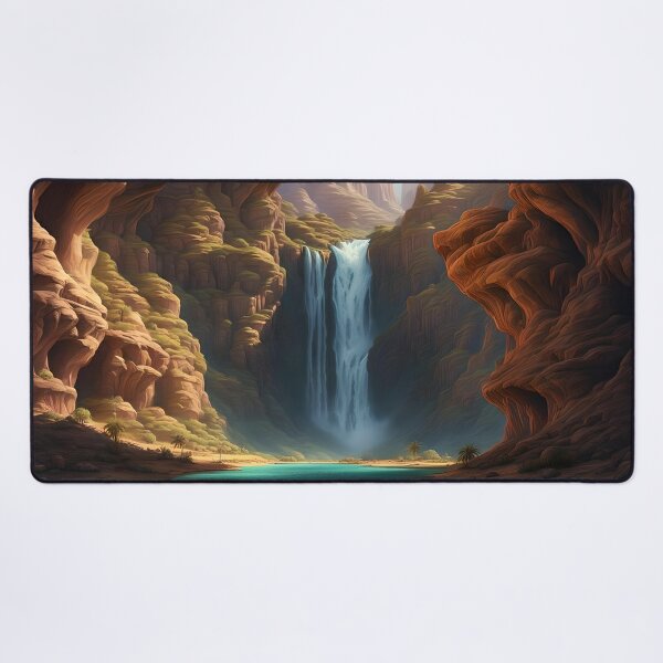 Hidden Cave Lake Playmat