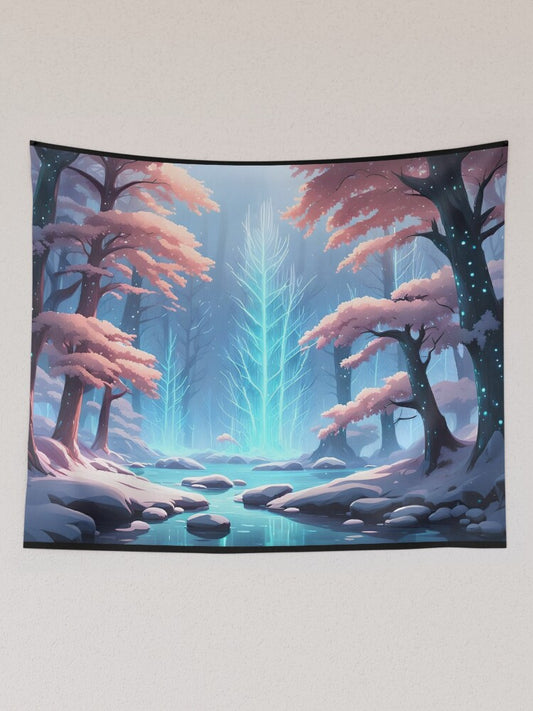 Glimmerglow Forest Tapestry