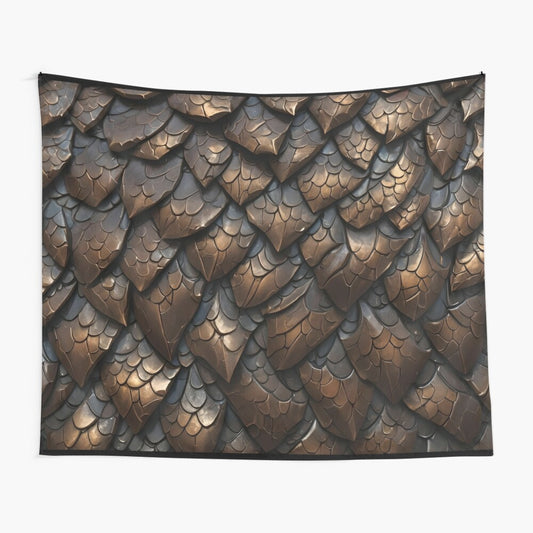 Bronze Wyrm Scales Tapestry